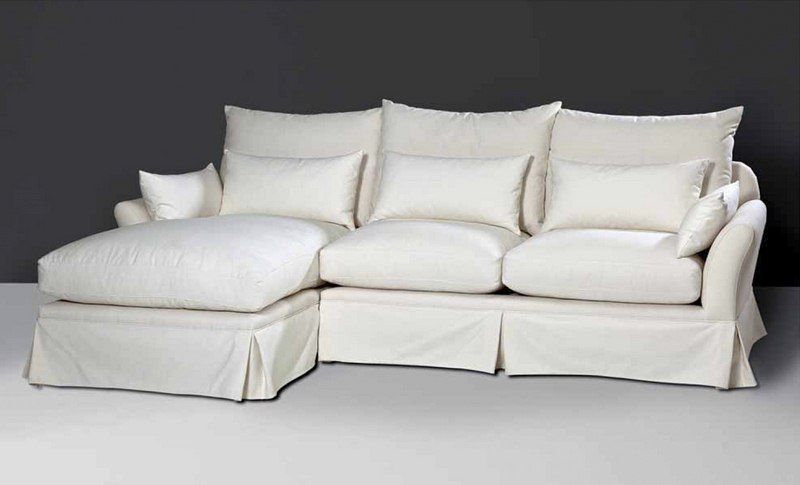Spiral Fibras sofá blanco
